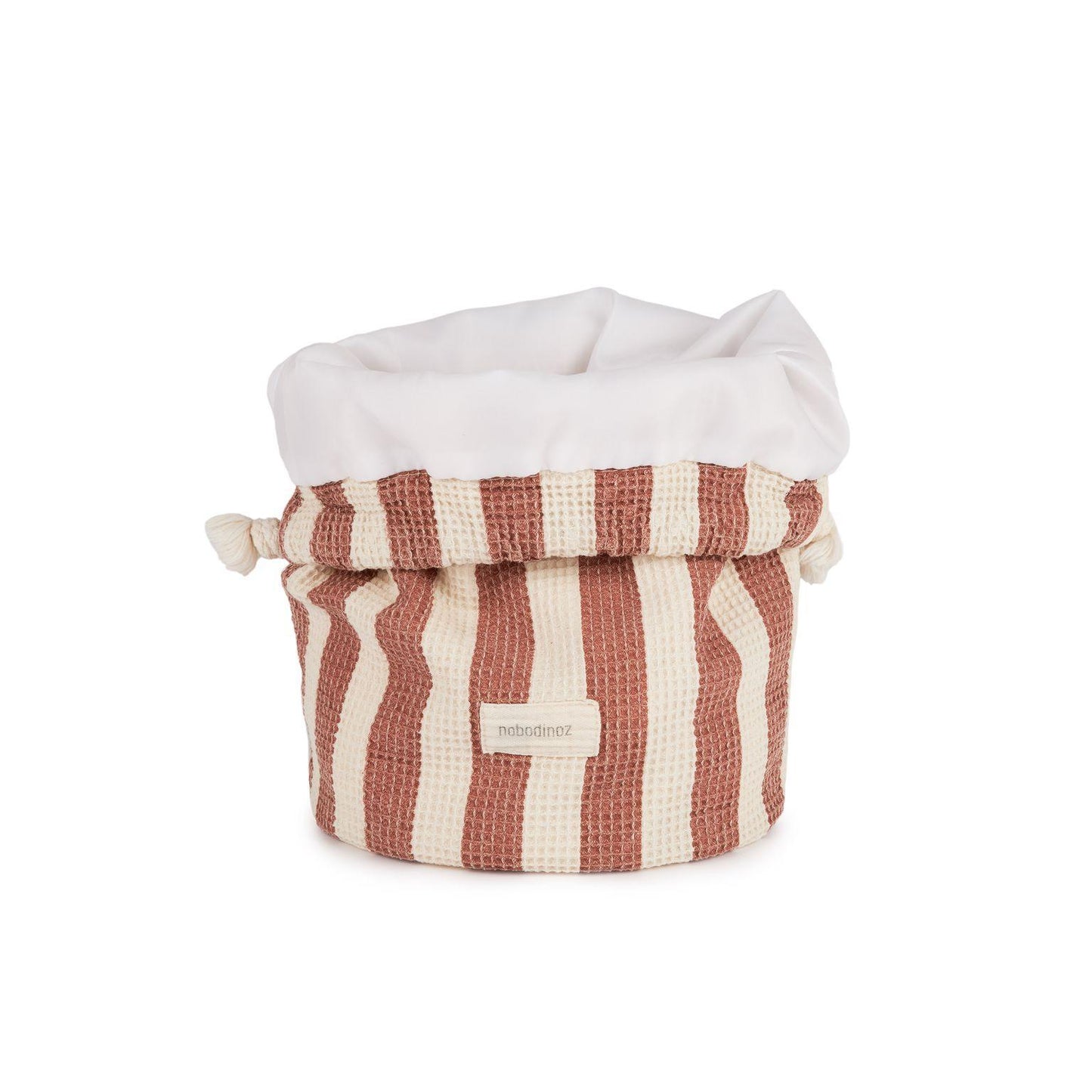 Pochette de plage Portofino Rusty Red Stripes - Nobodinoz