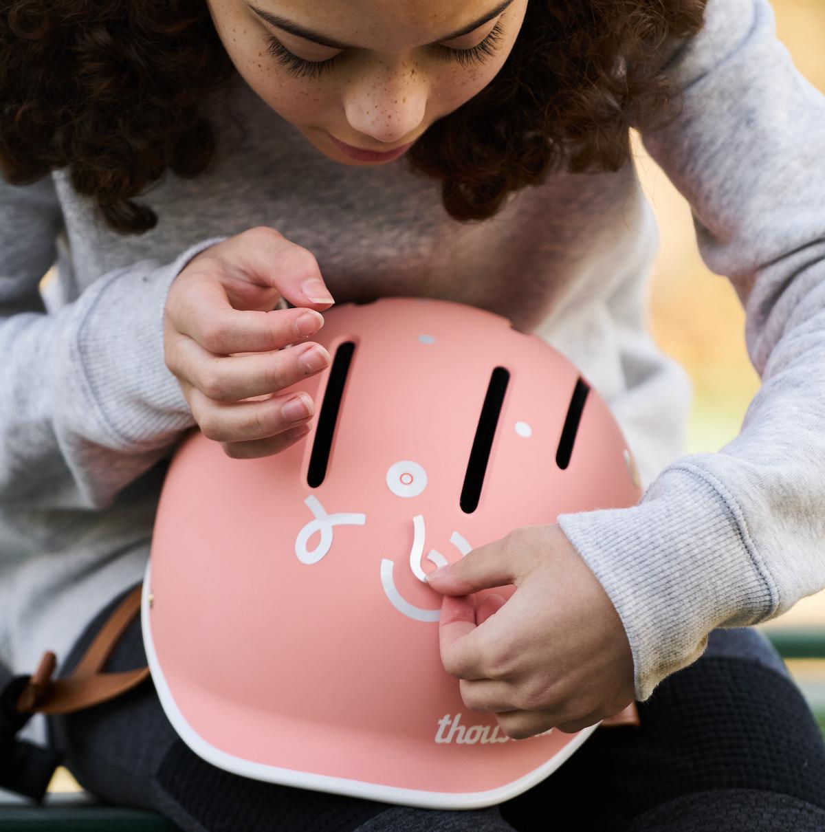 Casque vélo Junior - Power Pink