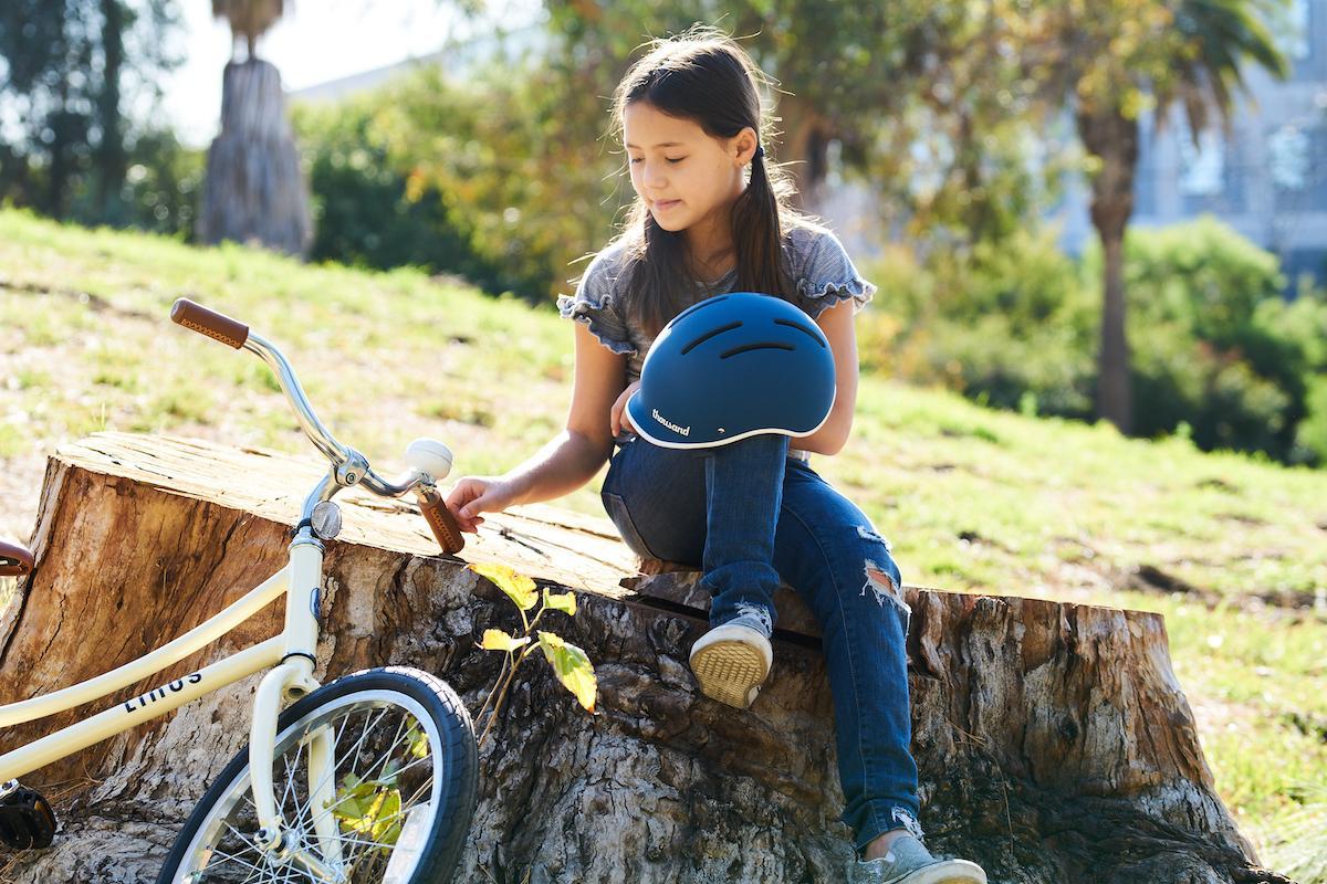 Casque vélo Junior - Blazing Blue