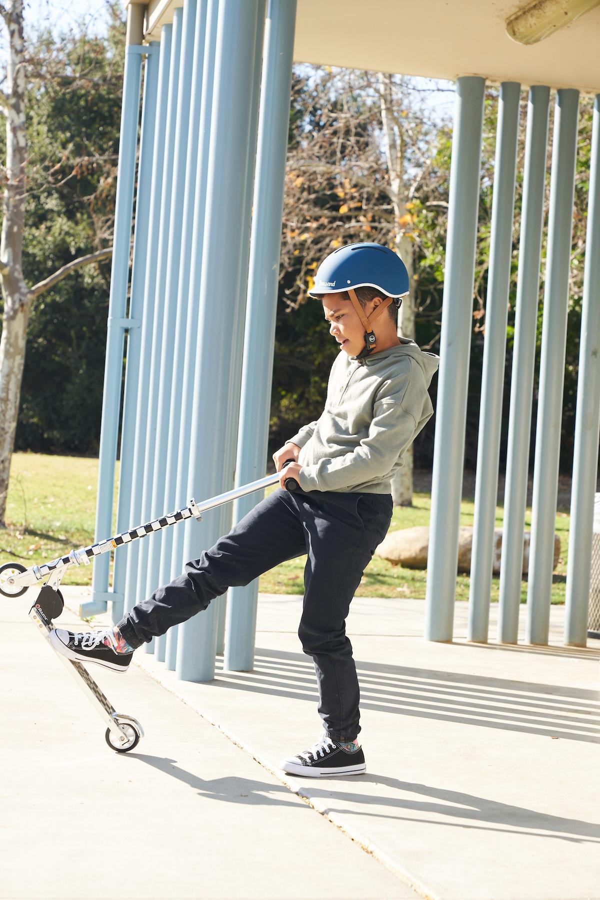 Casque vélo Junior - Blazing Blue