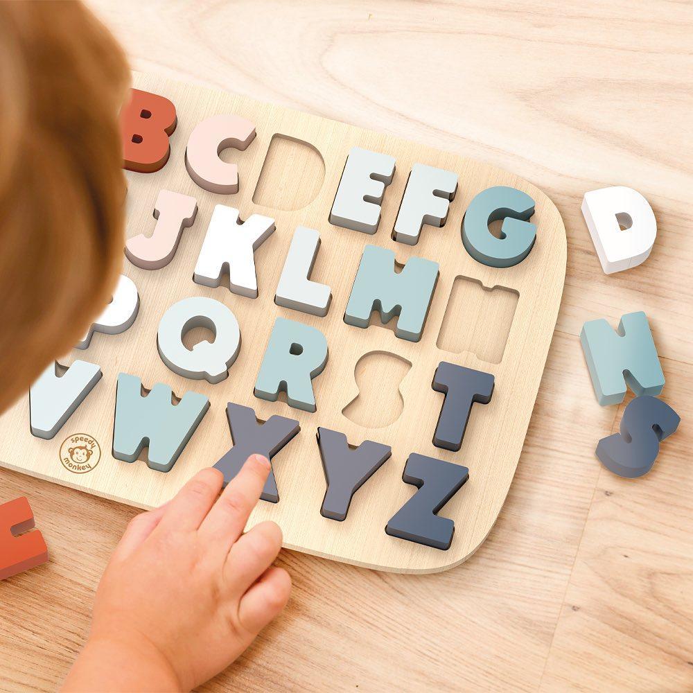 Puzzle des formes Alphabet - Speedy Monkey