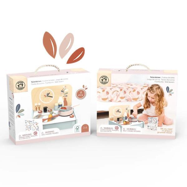 Mini-cuisine en bois pour enfant - Speedy Monkey