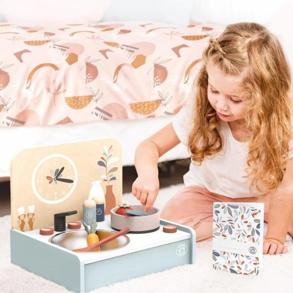 Mini-cuisine en bois pour enfant - Speedy Monkey