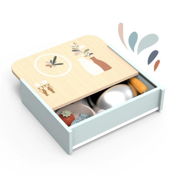 Mini-cuisine en bois pour enfant - Speedy Monkey