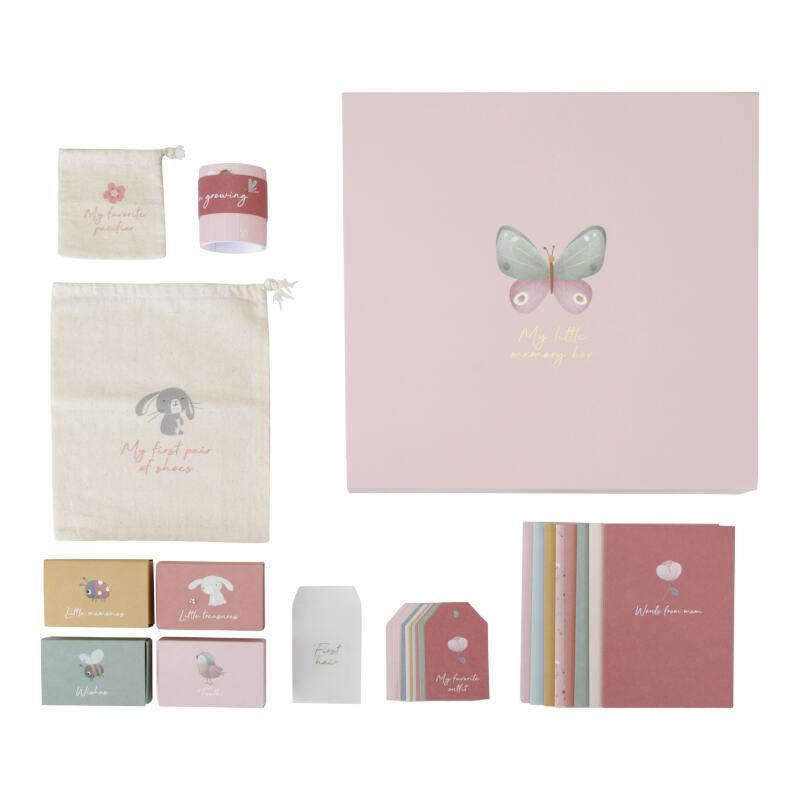 Coffret à souvenirs de naissance Flowers & Butterflies FSC - Little Dutch