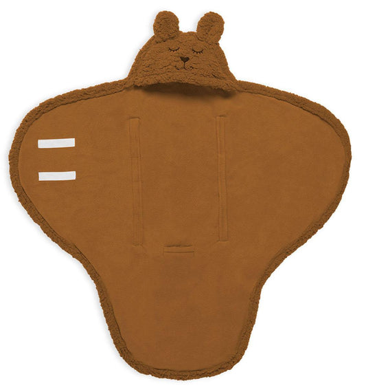 Couverture portefeuille bunny caramel - Jollein