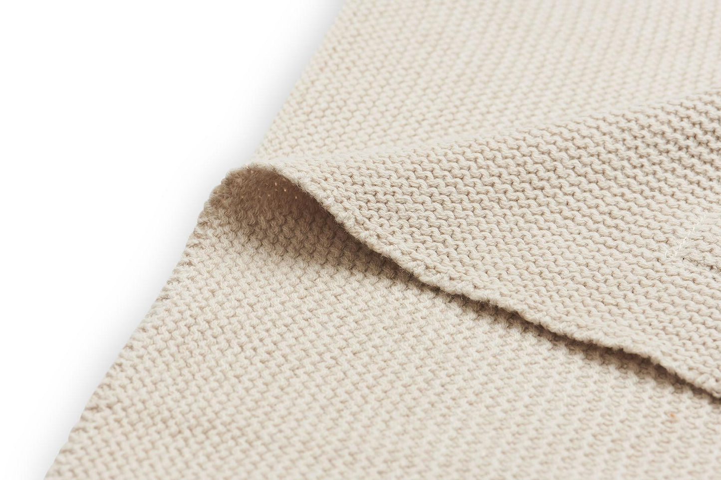 Couverture berceau Basic Knit nougat - Jollein