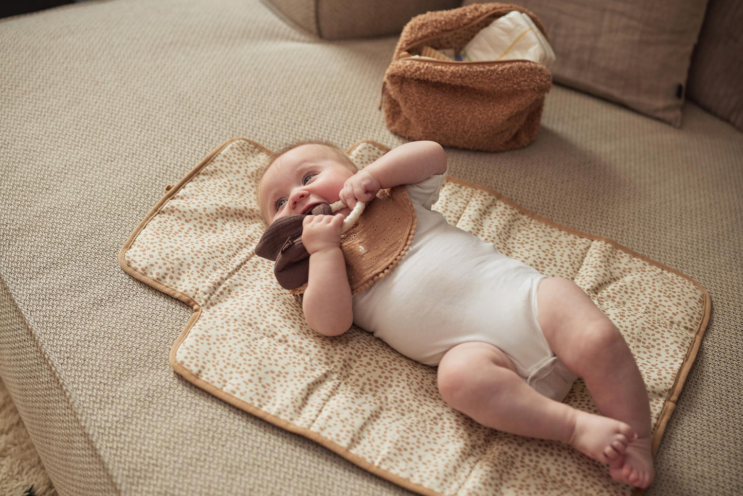 Trousse de toilette Boucle Biscuit - Jollein