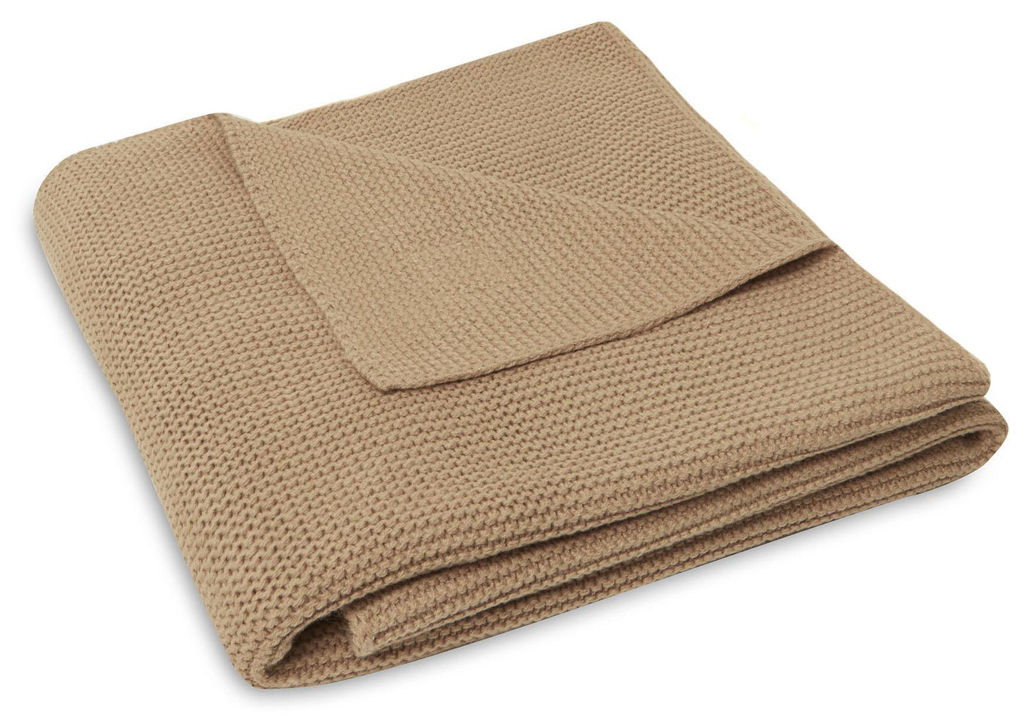 Couverture berceau Basic Knit Biscuit - Jollein