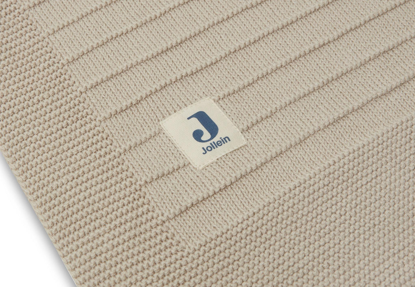 Couverture berceau Pure Knit nougat GOTS - Jollein