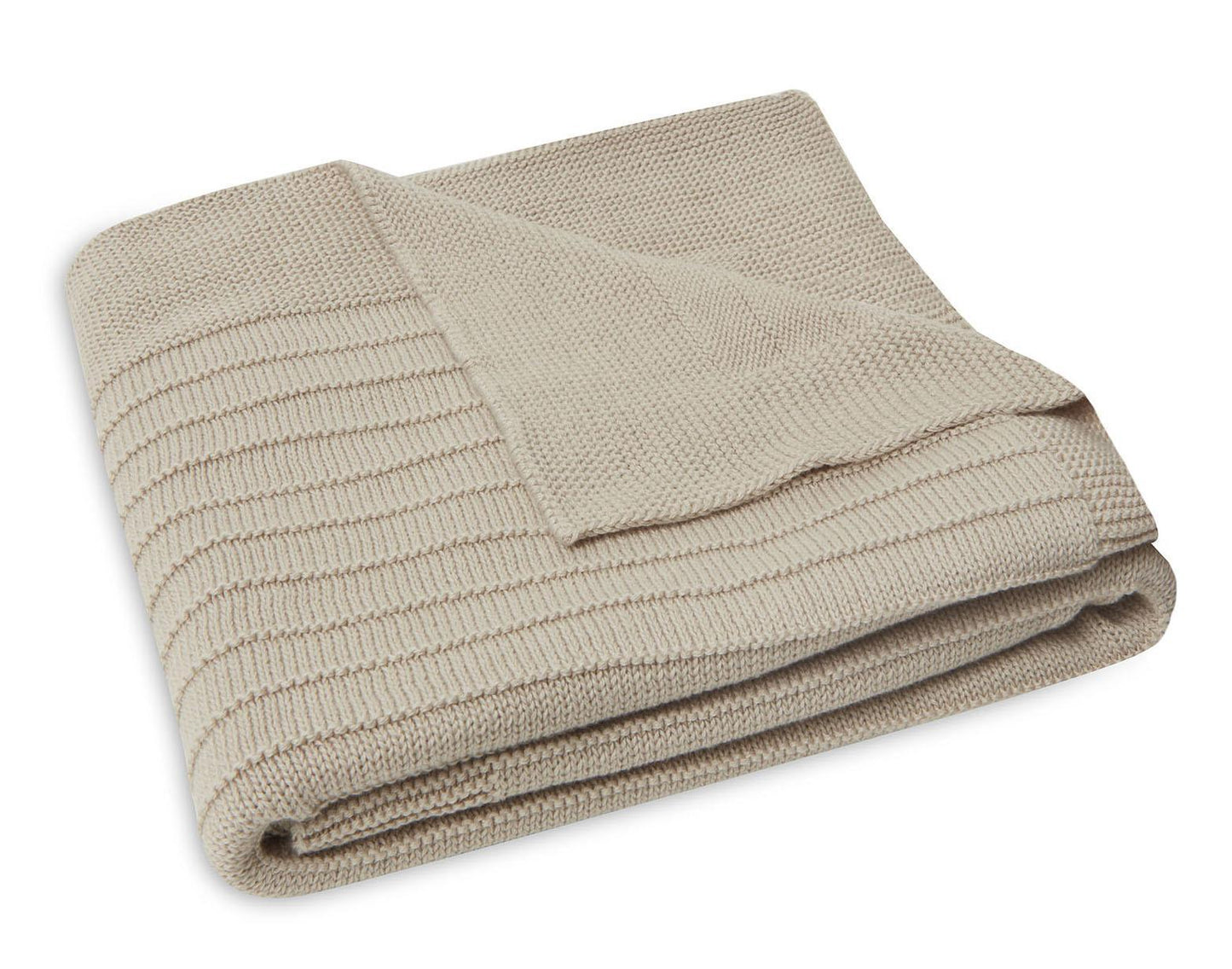 Couverture berceau Pure Knit nougat GOTS - Jollein