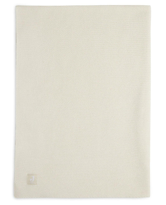 Couverture berceau Basic Knit Ivory - Jollein