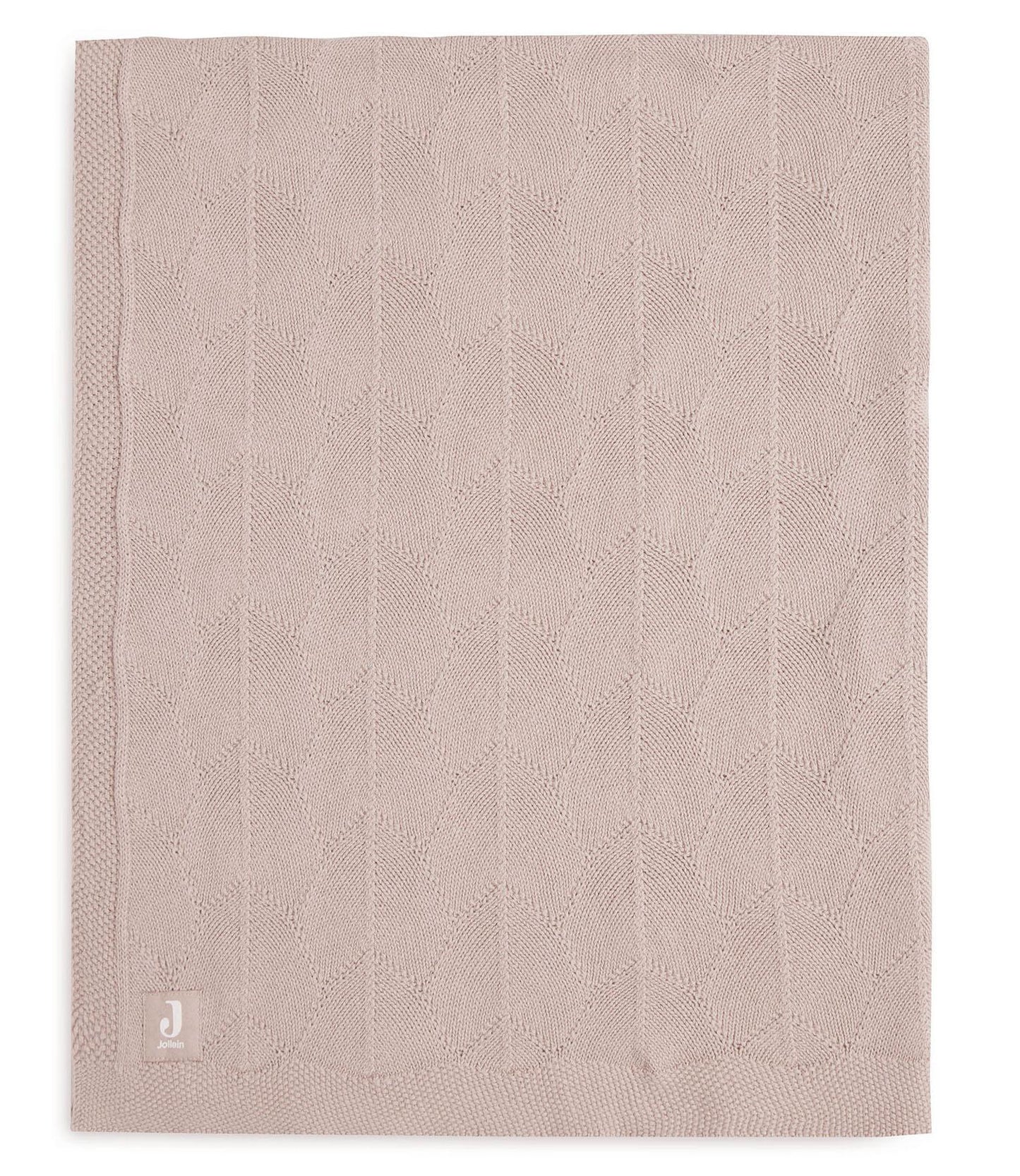 Couverture berceau Shell Knit GOTS Wild Rose - Jollein