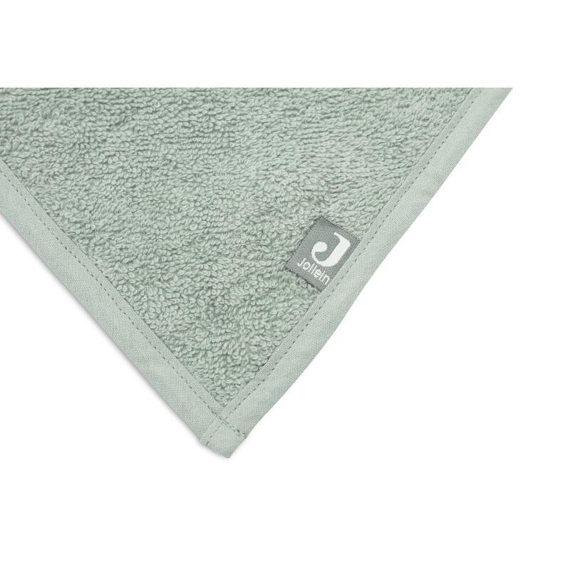 Bavoirs bandana en éponge ash green 2 pièces - Jollein