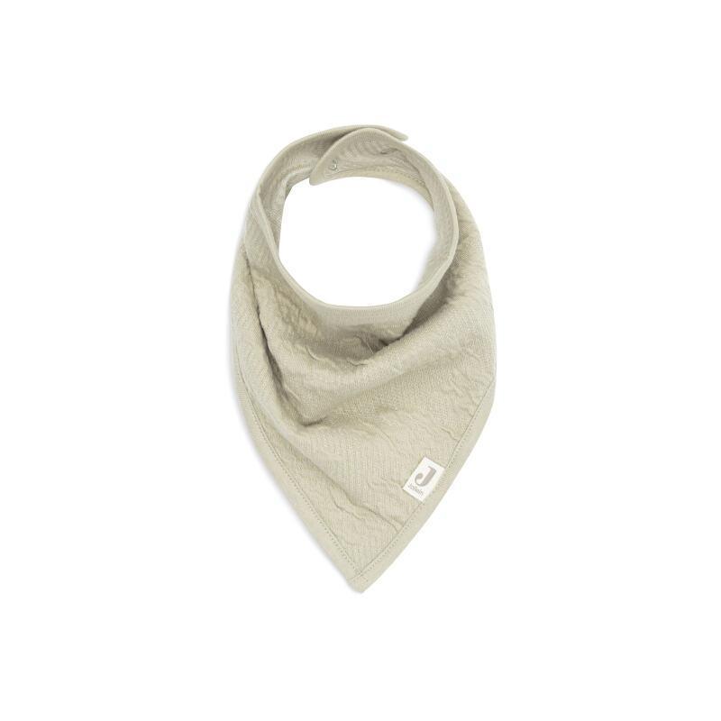 Bavoirs bandana Soft Waves Olive green 2 pièces - Jollein