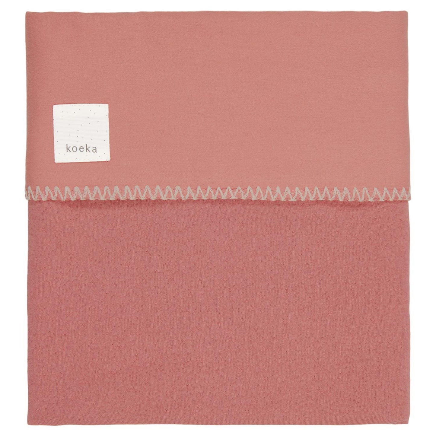 Couverture berceau Runa flanelle - Brique