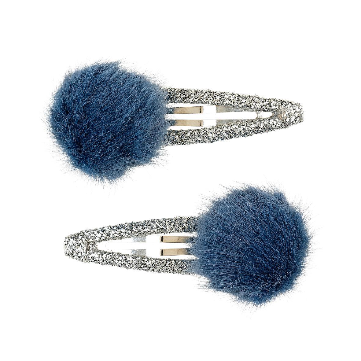 Pinces à cheveux Filippa - Bleu foncé - Lot de 2 - Souza for Kids