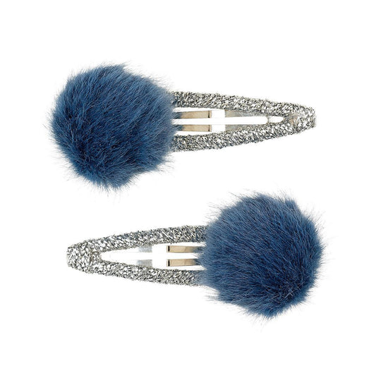 Pinces à cheveux Filippa - Bleu foncé - Lot de 2 - Souza for Kids