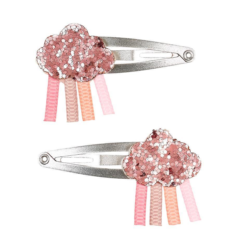 Pinces à cheveux Kayla - Nuage - Rose - Lot de 2 - Souza for Kids