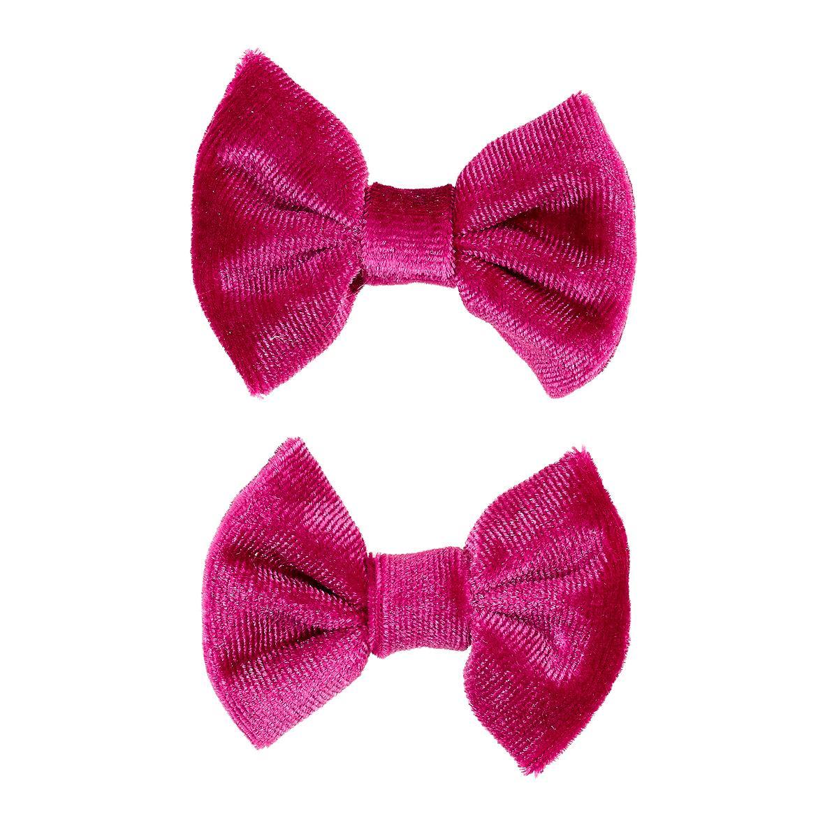 Pinces à cheveux Jutta - Noeuds - Fuchsia - Lot de 2 - Souza for Kids