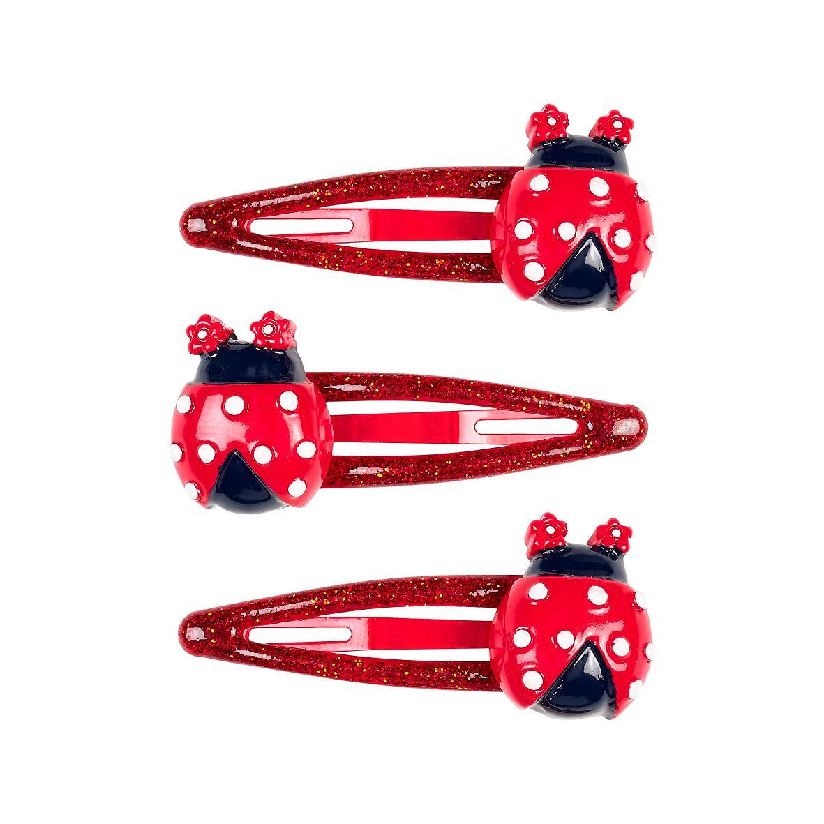 Pinces à cheveux Ladybird - rouge - lot de 3 - Souza for Kids