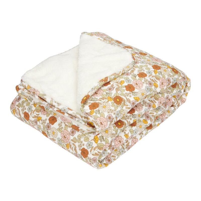 Couverture de berceau Vintage Little Flowers - Little Dutch