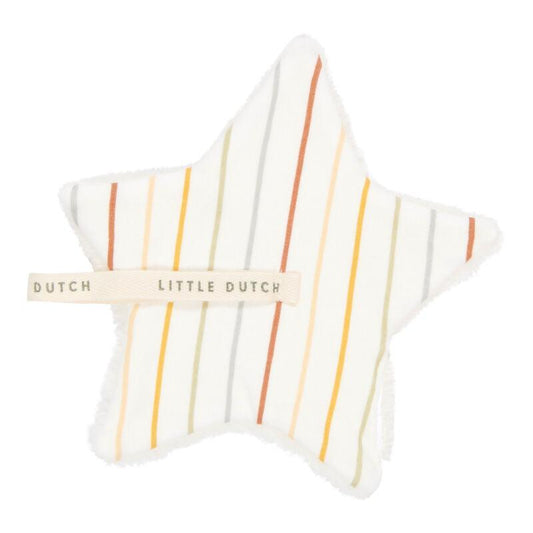 Doudou attache-sucette Vintage Sunny Stripes - Little Dutch