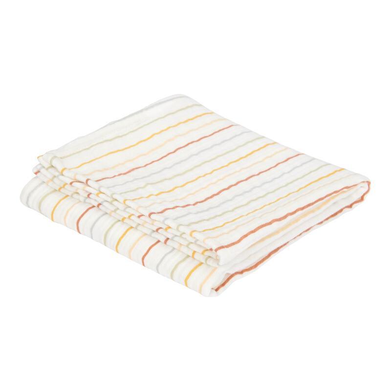 Maxi-lange tétra 120 x 120 cm Vintage Sunny Stripes - Little Dutch