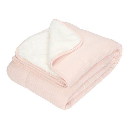 Couverture de berceau Pure Soft pink - Little Dutch