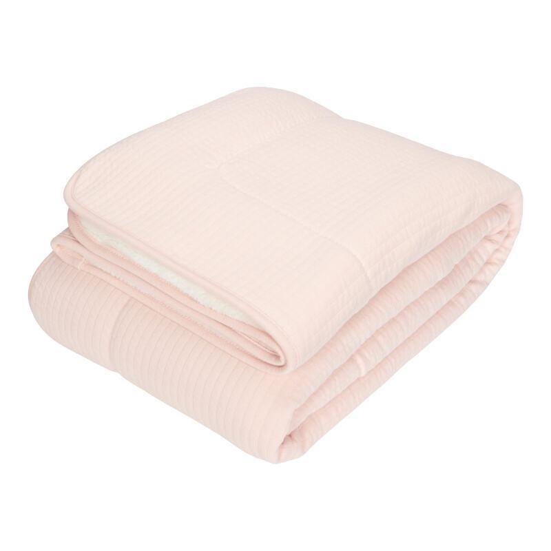 Couverture de berceau Pure Soft pink - Little Dutch