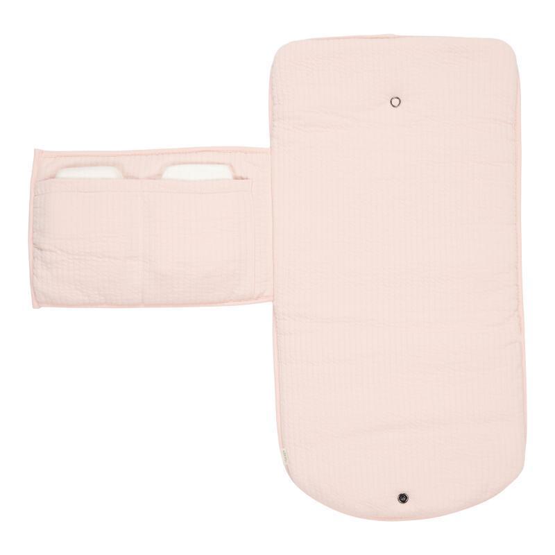 Tapis à langer nomade Pure Soft pink - Little Dutch