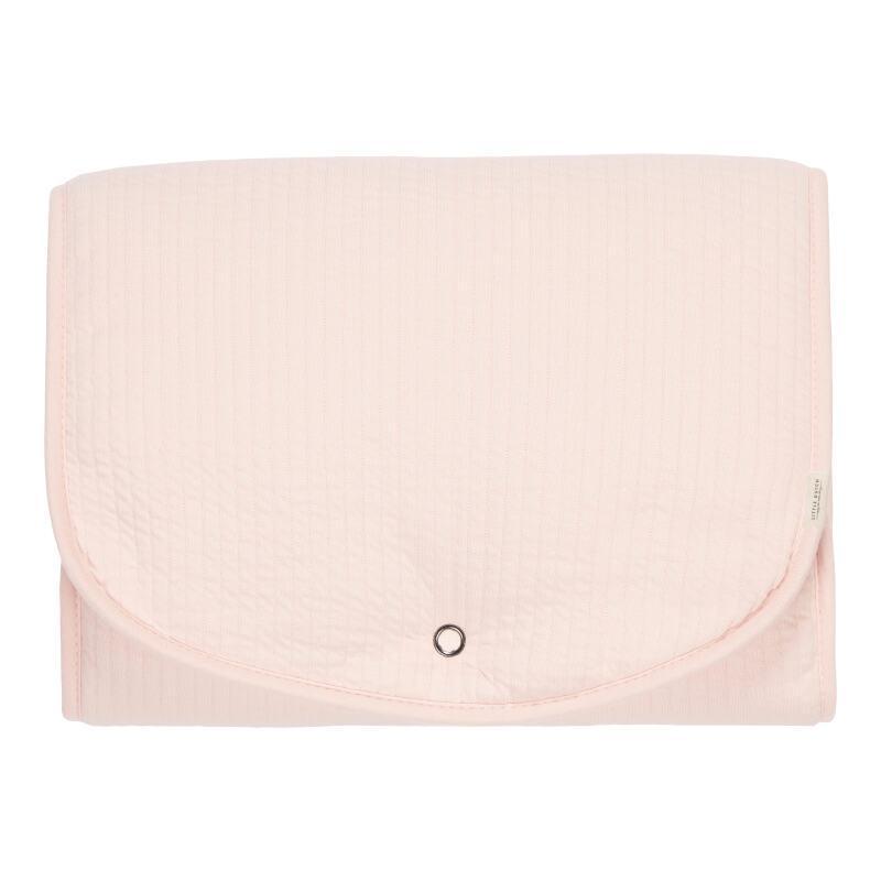 Tapis à langer nomade Pure Soft pink - Little Dutch