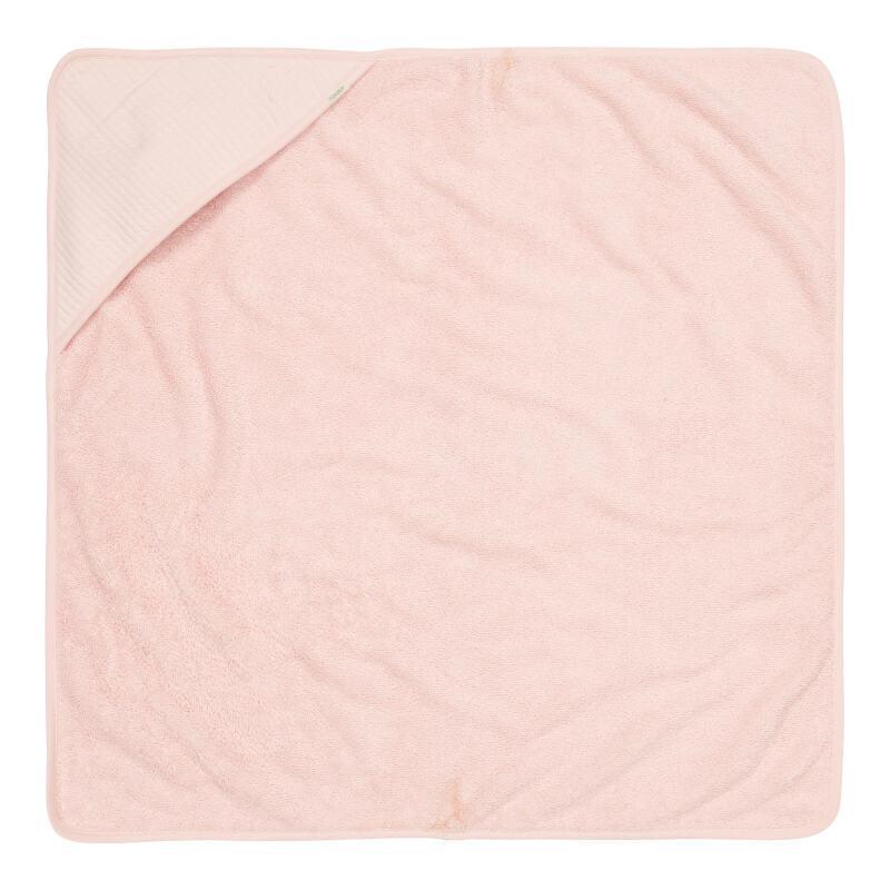 Cape de bain Pure Soft pink - 75x75 cm - Little Dutch