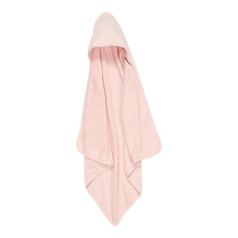 Cape de bain Pure Soft pink - 75x75 cm - Little Dutch