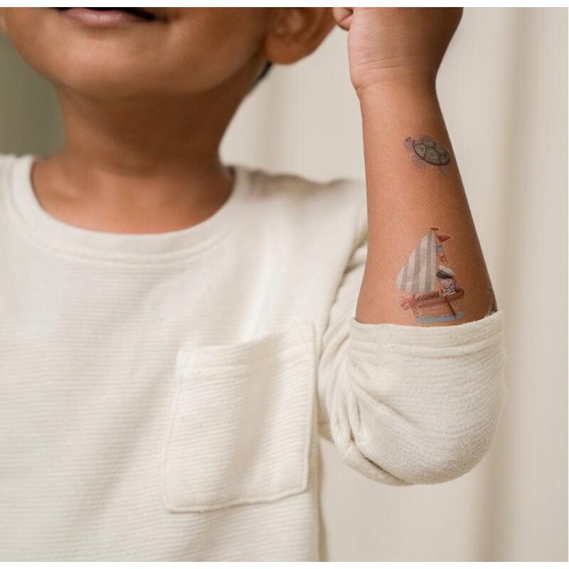 Tatouages temporaires pour enfant Jim & Friends - Little Dutch