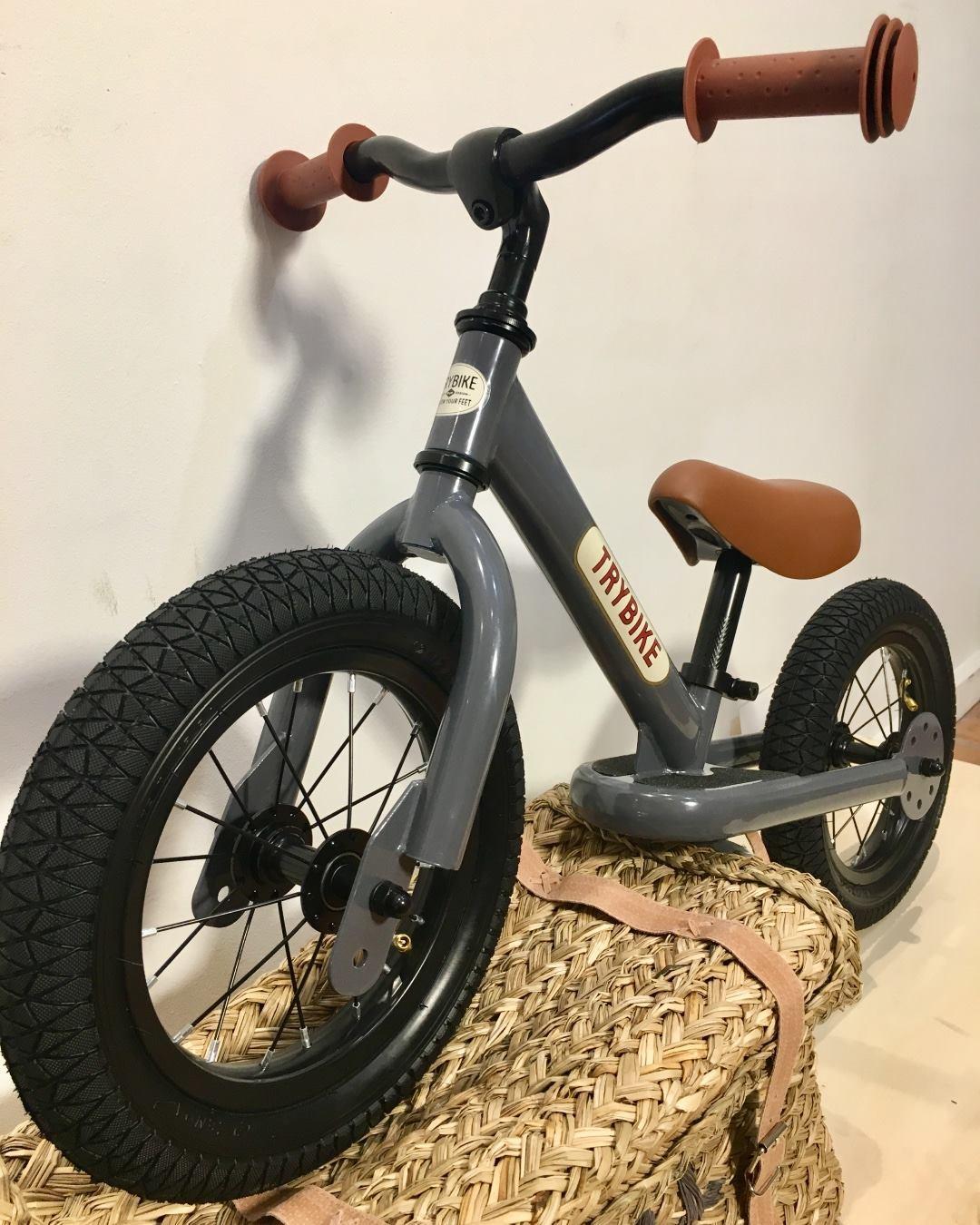 Draisienne/tricycle 2-en-1 gris - Trybike