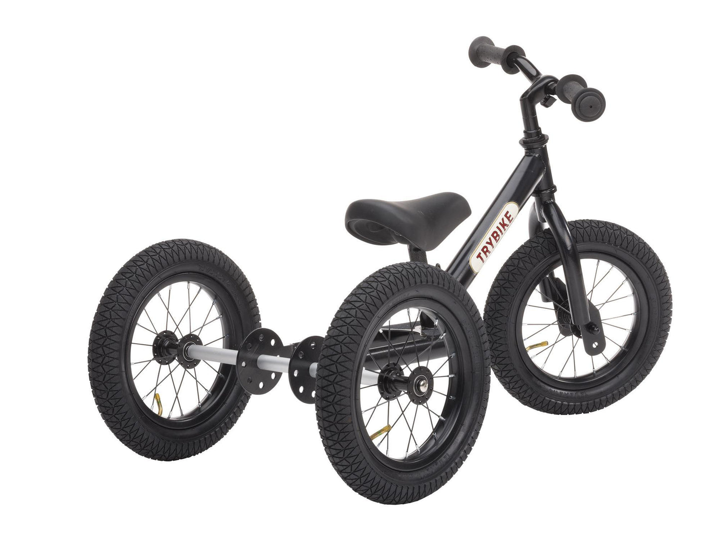 Trybike 2-en-1 tout noir - draisienne