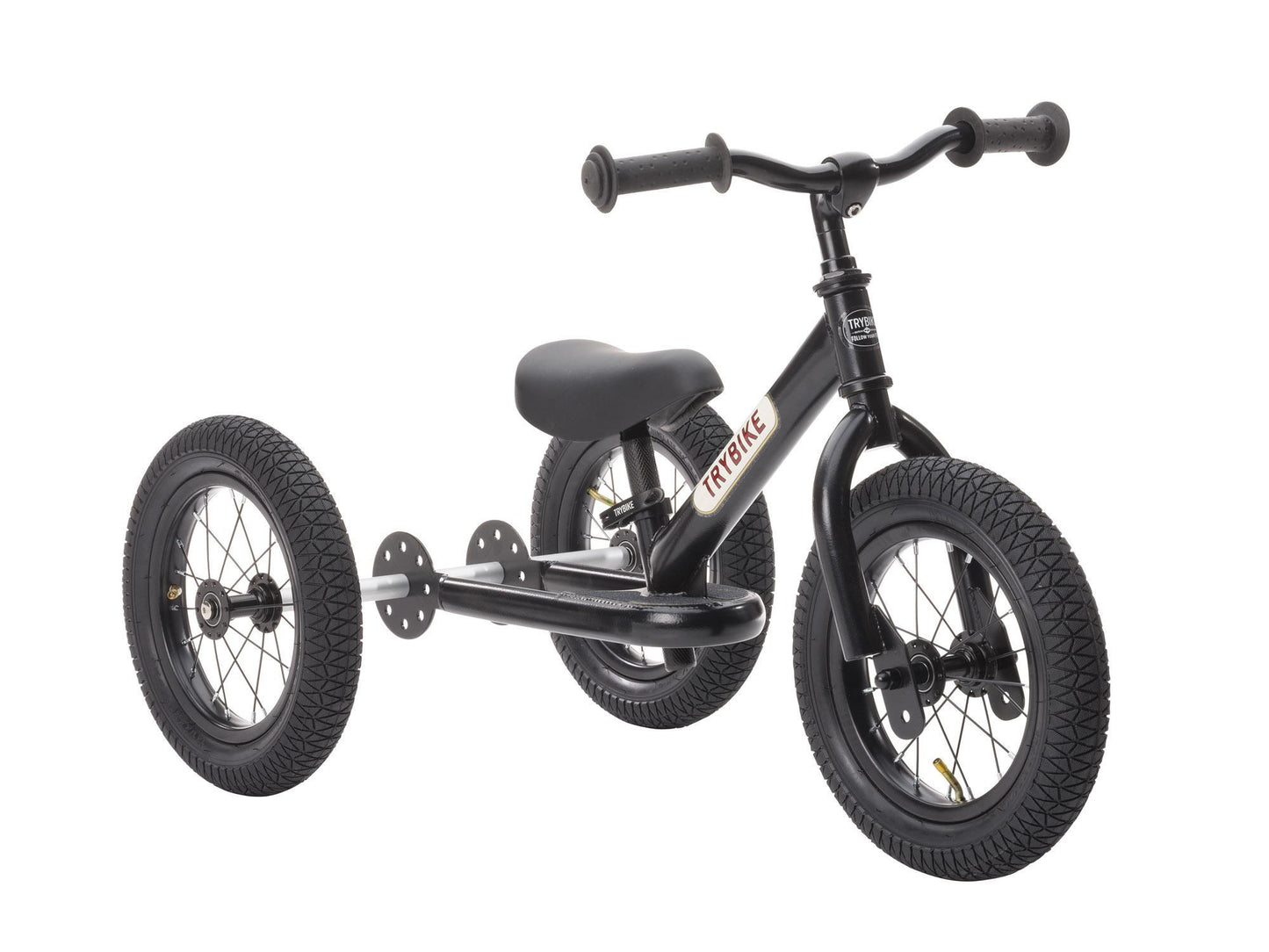 Trybike 2-en-1 tout noir - draisienne