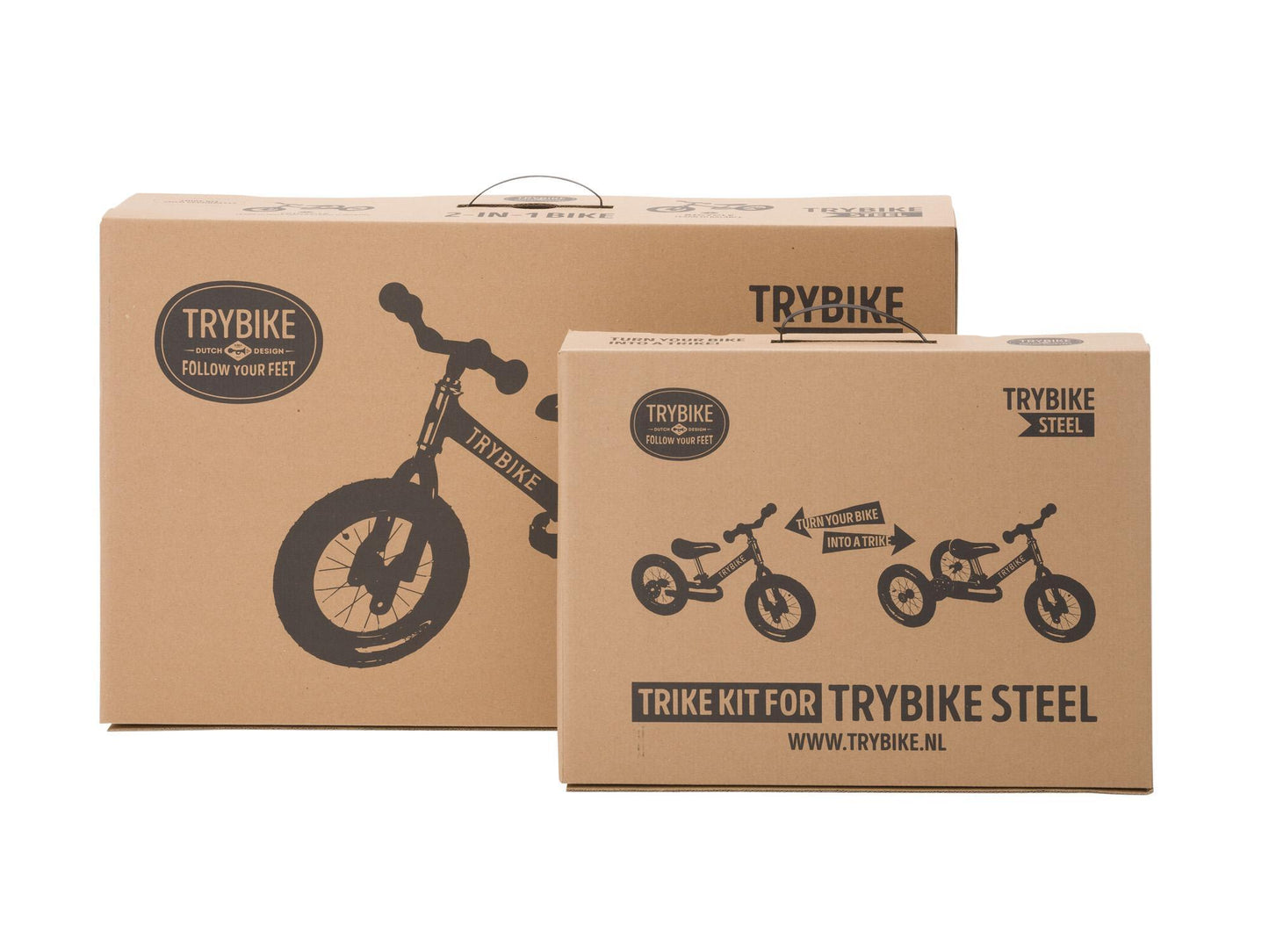 Trybike 2-en-1 tout noir - draisienne