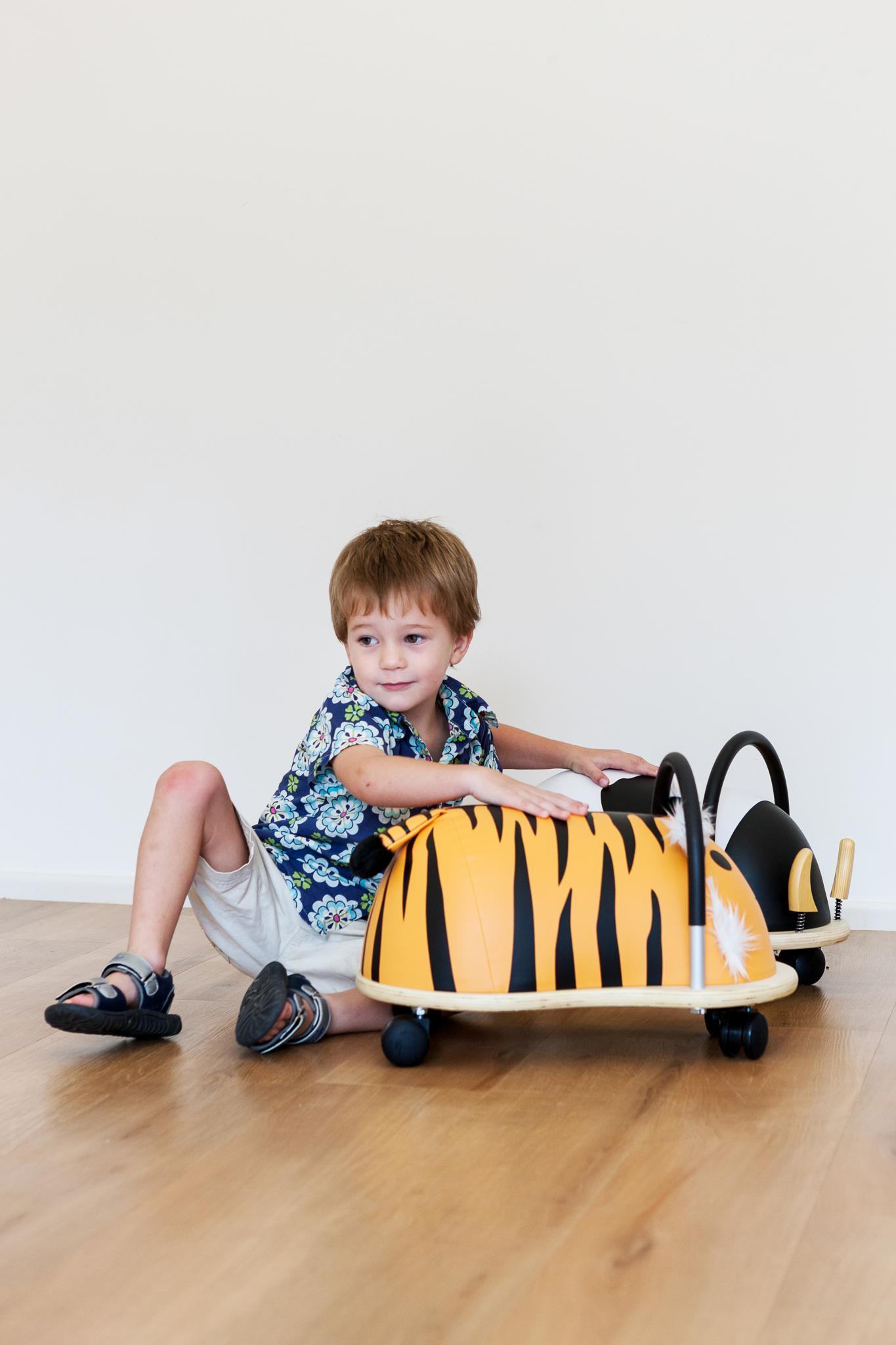 Trotteur tigre Wheelybug - grand modèle - à partir de 3 ans