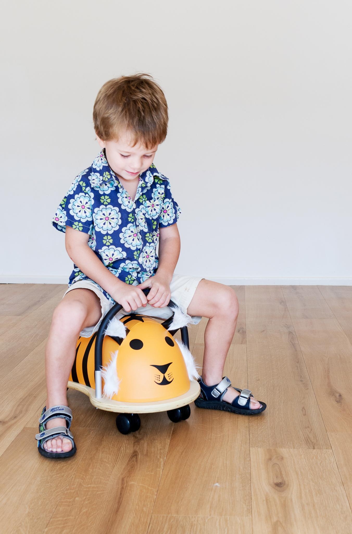 Trotteur tigre Wheelybug - grand modèle - à partir de 3 ans