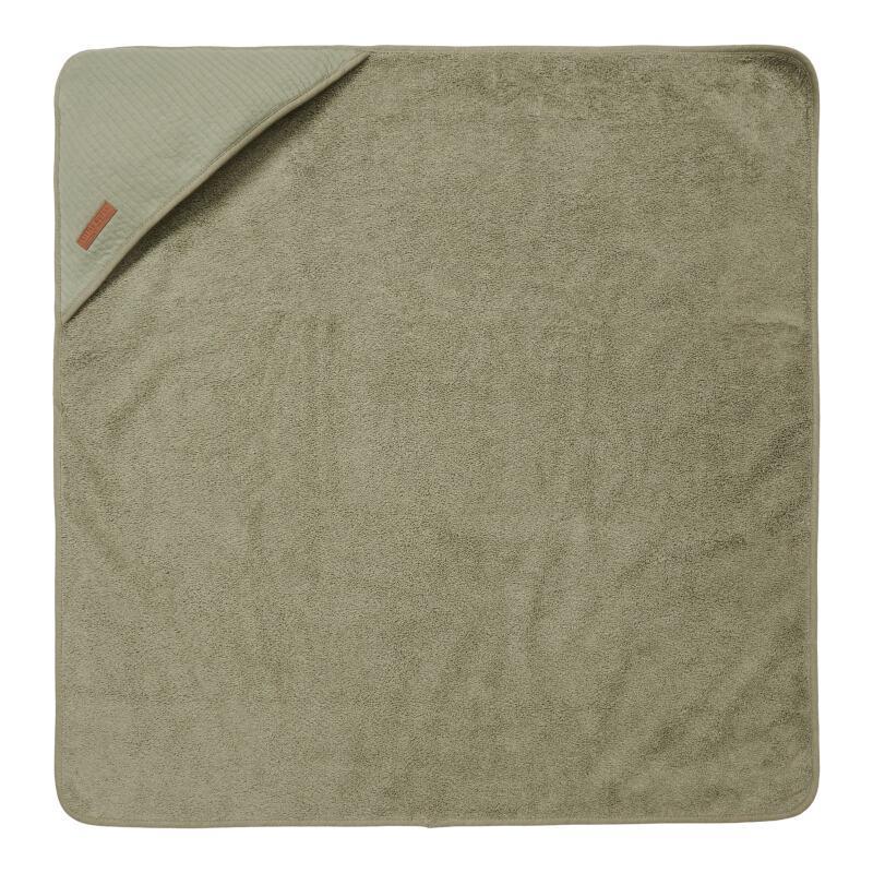 Cape de bain Pure olive - 75 x 75 cm - Little Dutch