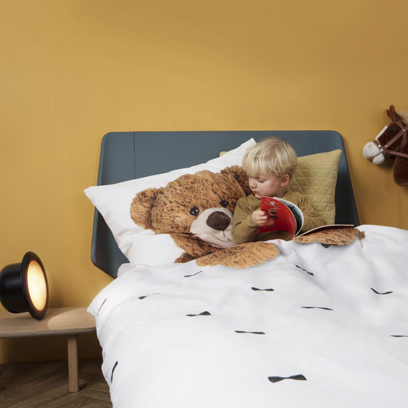 Housse de couette et taie 1p - Ours en peluche en flanelle