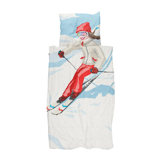 Housse de couette et taie 1p - Ski Girl