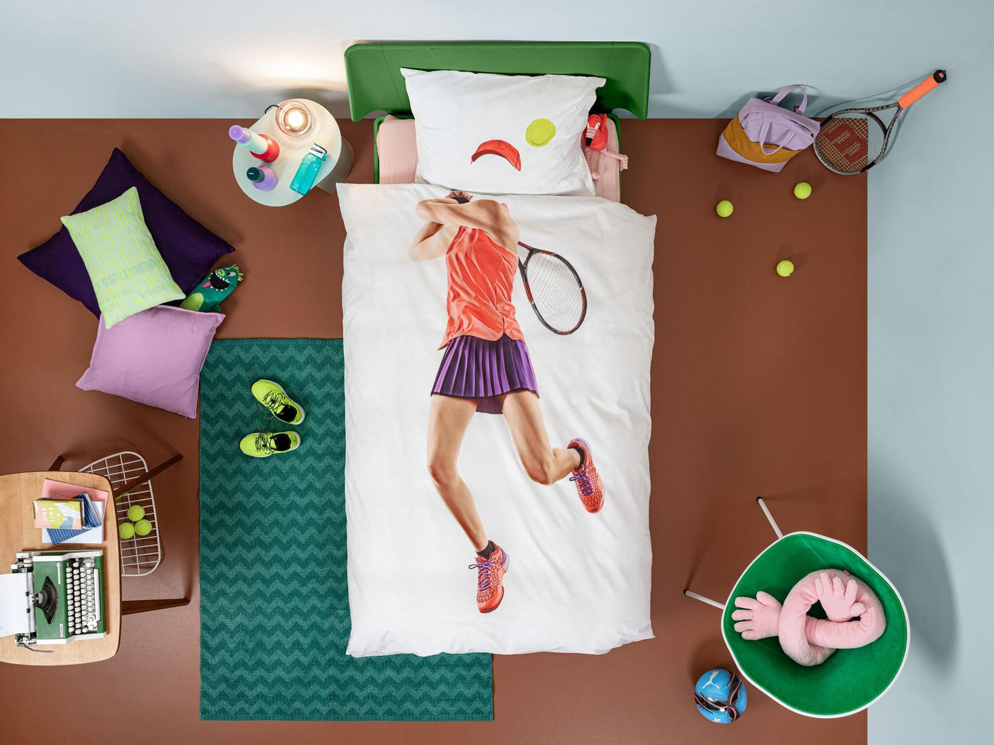 Housse de couette et taie 1p - Tennis Pro Light