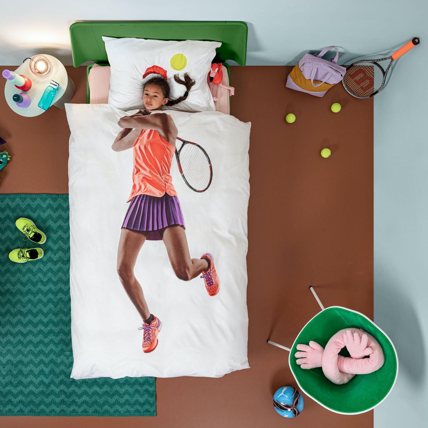 Housse de couette et taie 1p - Tennis Pro Dark