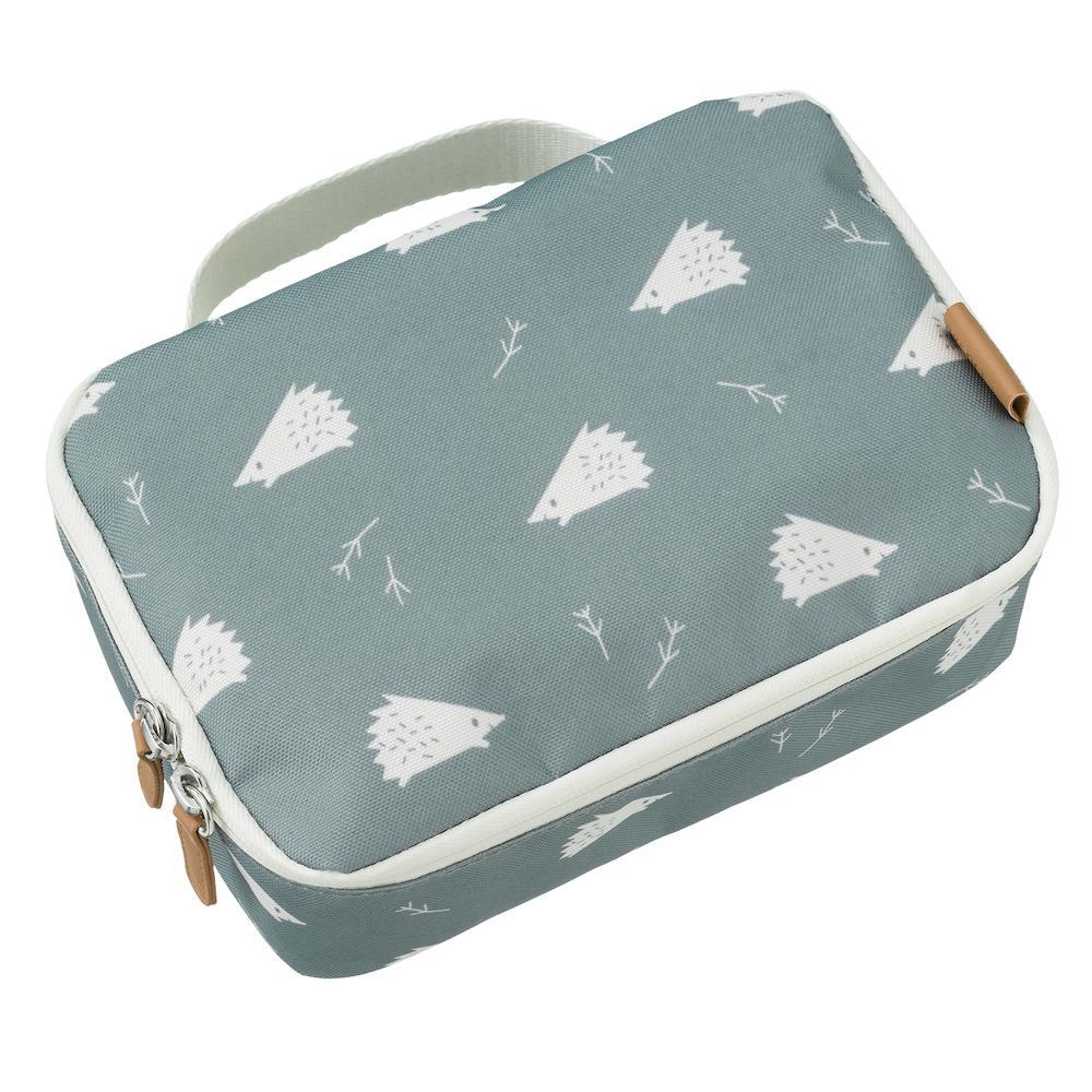 Fresk Hedgehog Reusable Insulated Lunch Bag - 24 x 15 x 7 cm