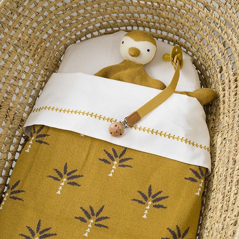 Fresk Organic Cotton Knitted Penguin Comforter - 33cm