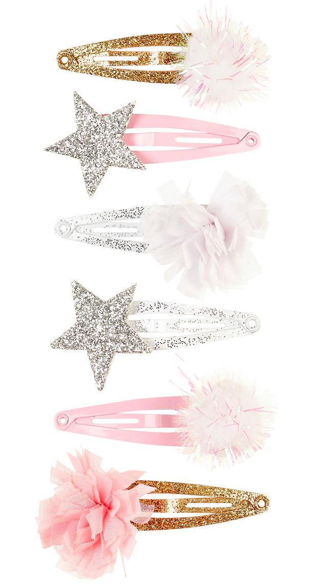 Set de 6 barrettes Annalise