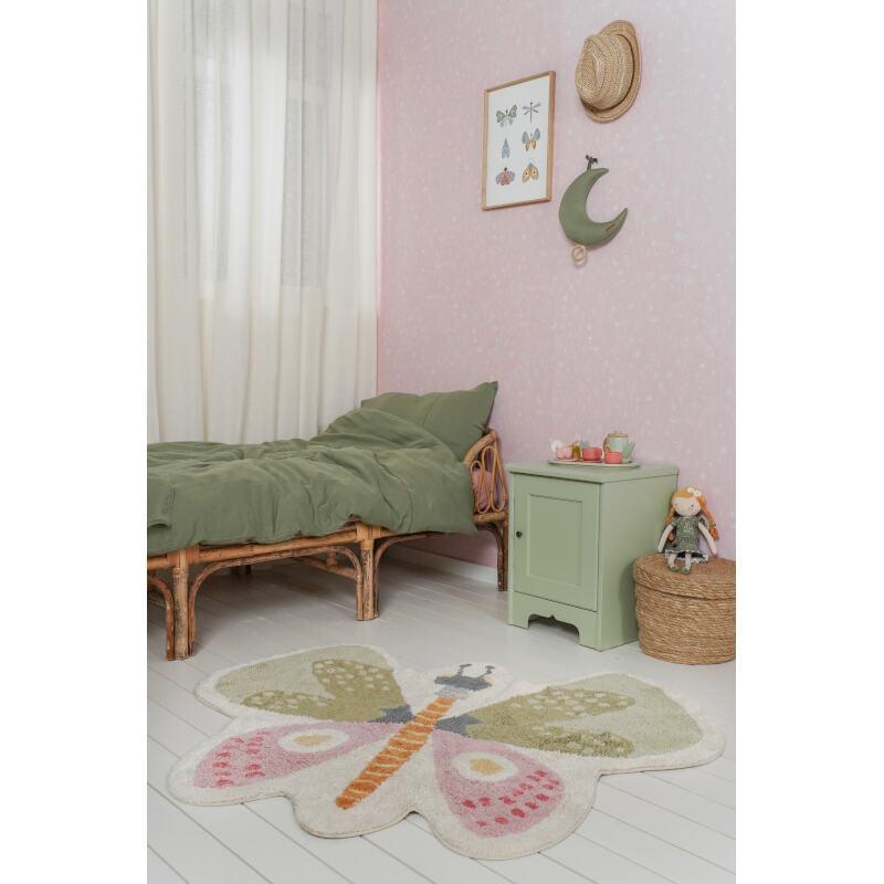 Tapis papillon 94x110 cm - Little Dutch